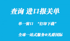 進(jìn)口報關(guān)單平臺查詢及電子打印步驟